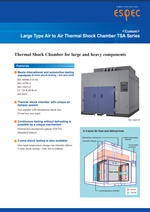 Custom large air to air thermal shock chambers