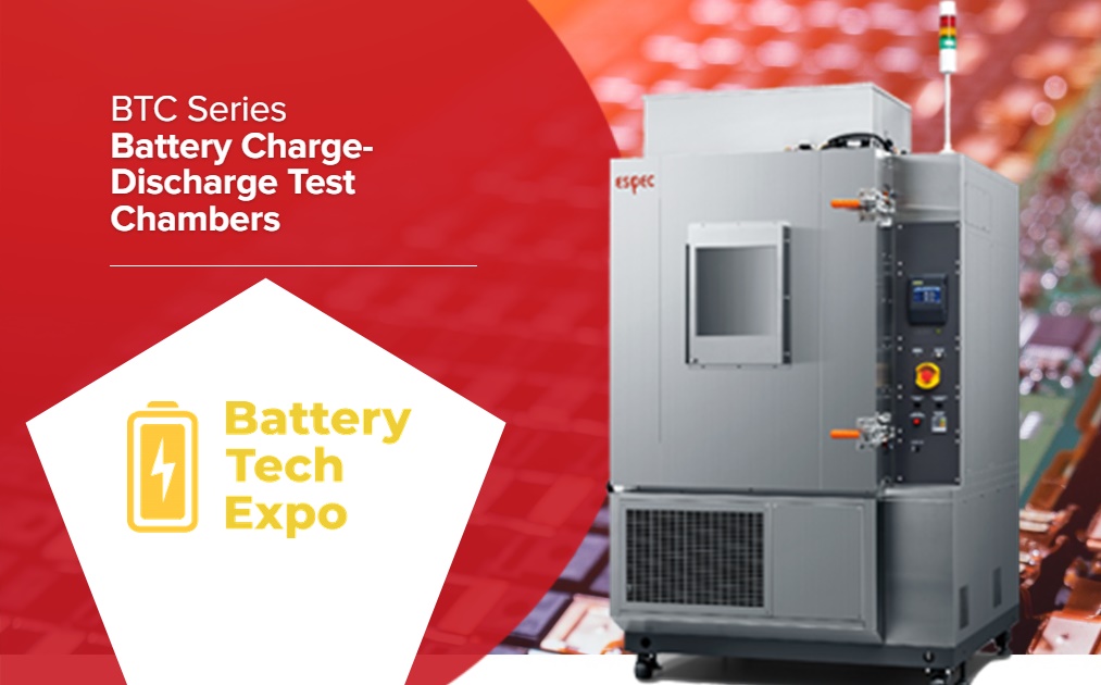New dedicated chamber for safe battery charge-discharge testing at Battery Tech Expo